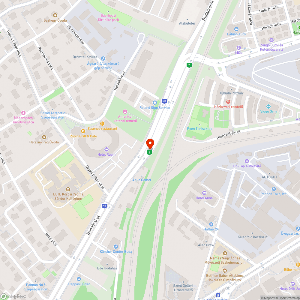 Hibás közúti útirányjelző tábla bejelentés helye