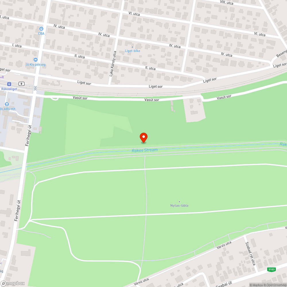 Balesetveszélyes akna bejelentés helye