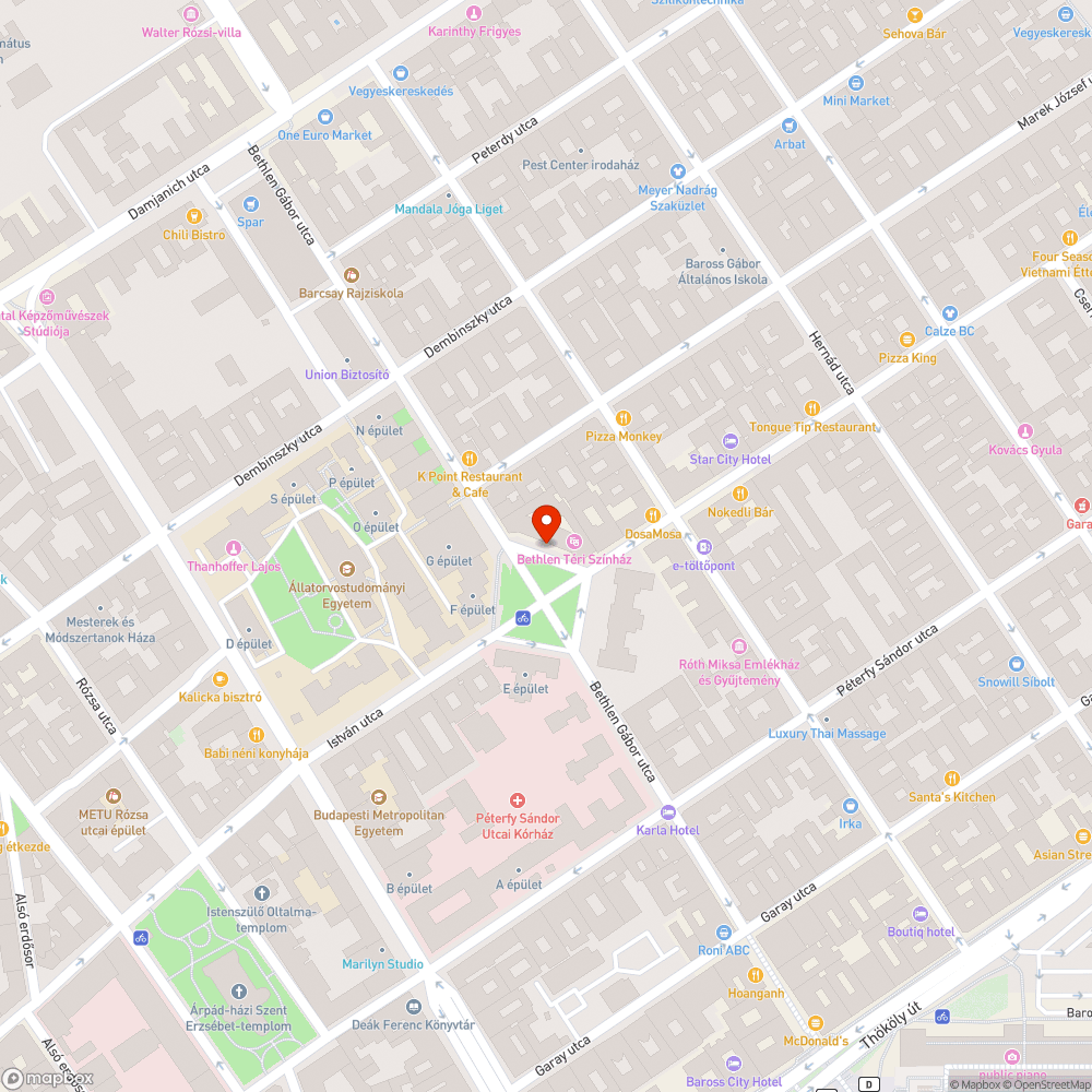 Takarítás teljes hiánya Külső-Erzsebetvarosbanl bejelentés helye