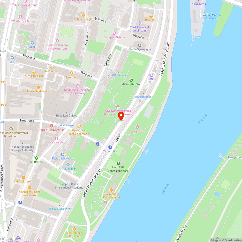 Aszfaltozásra váró járda bejelentés helye