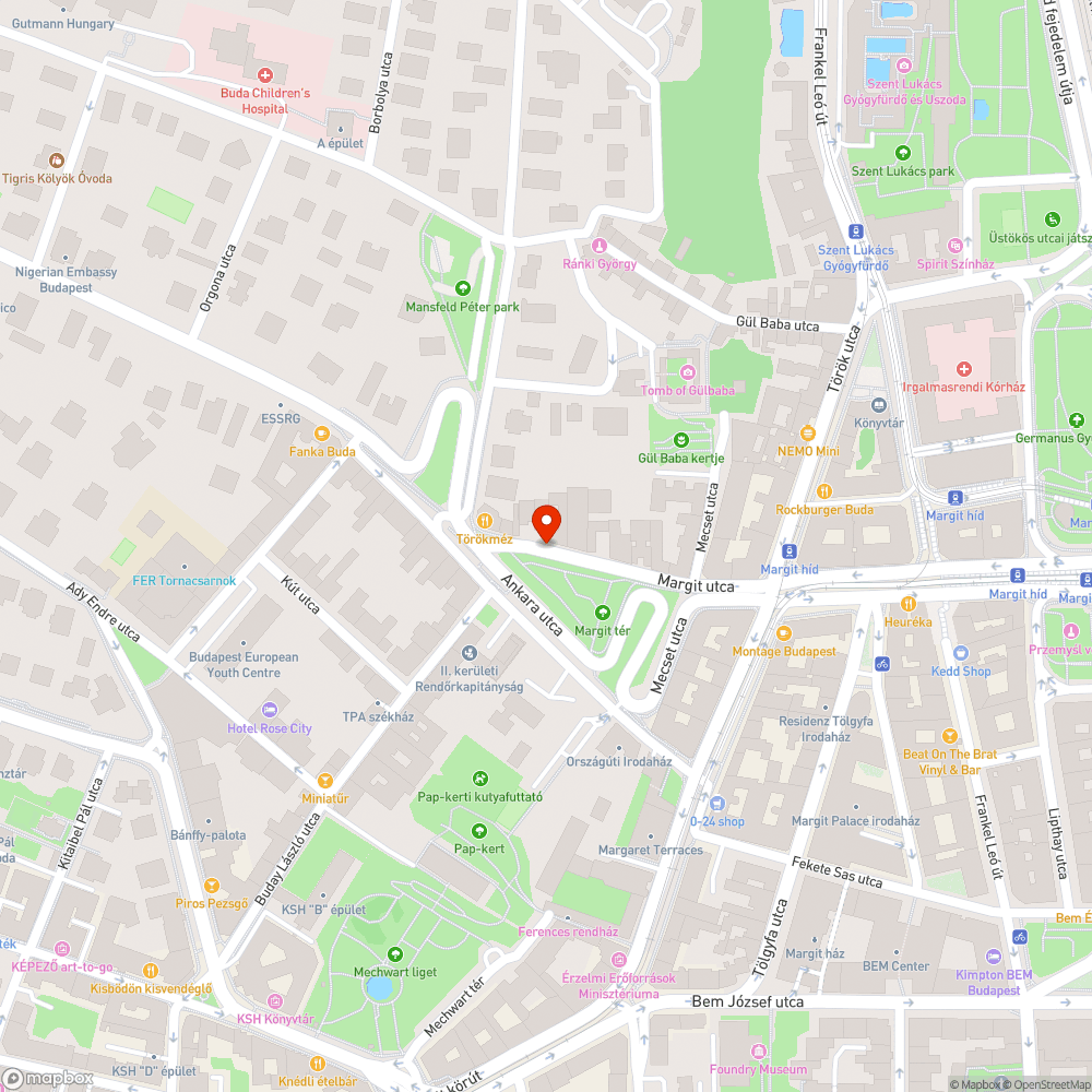 Aszfaltozás hiánya a Margit utcában bejelentés helye