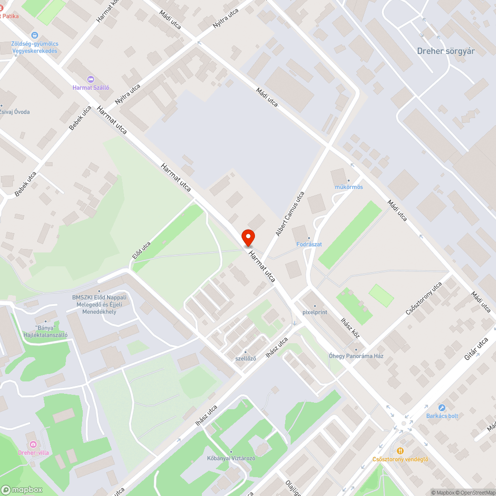 Eltakart buszmegálló-táblák bejelentés helye