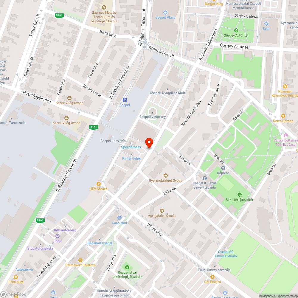 Kátyúzásból fennmaradt törmelék a kerékpárúton bejelentés helye