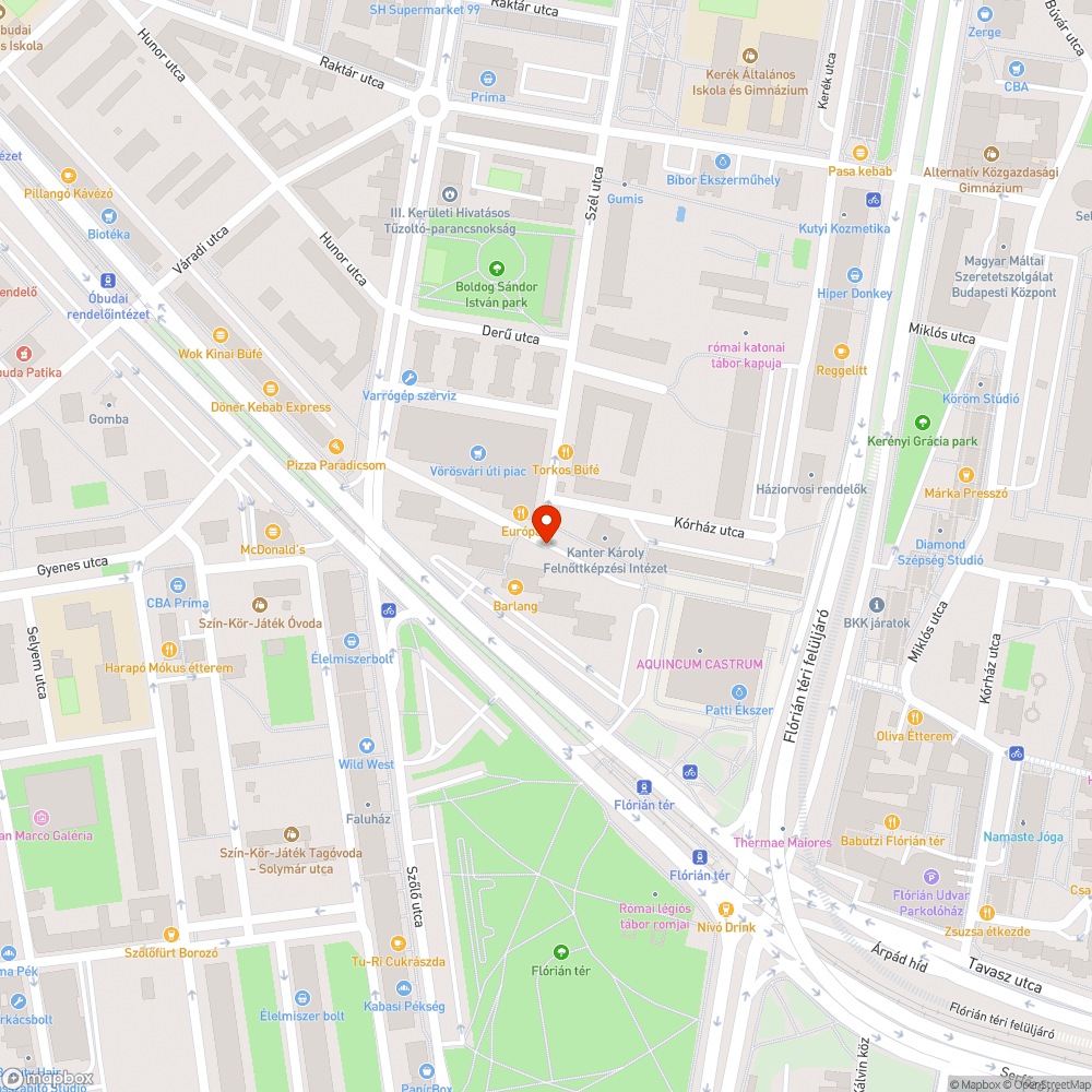 Lomok a Kórház utcai piacnál bejelentés helye