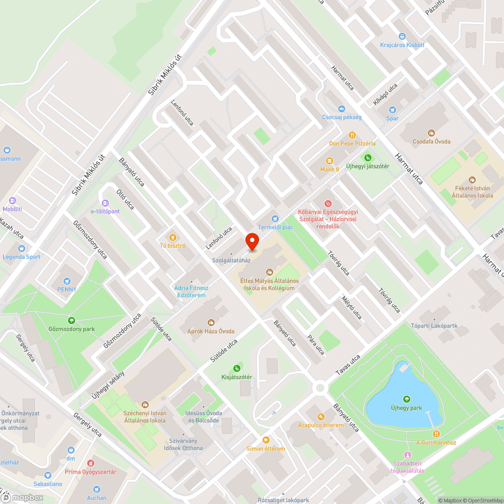 Pad alja lejön bejelentés helye