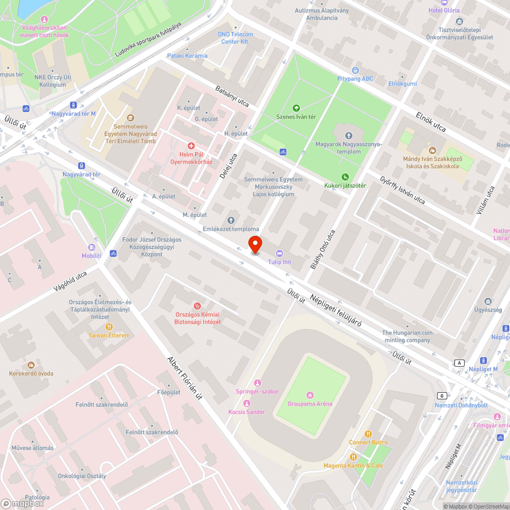 Helytelenül írt intézménynév bejelentés helye