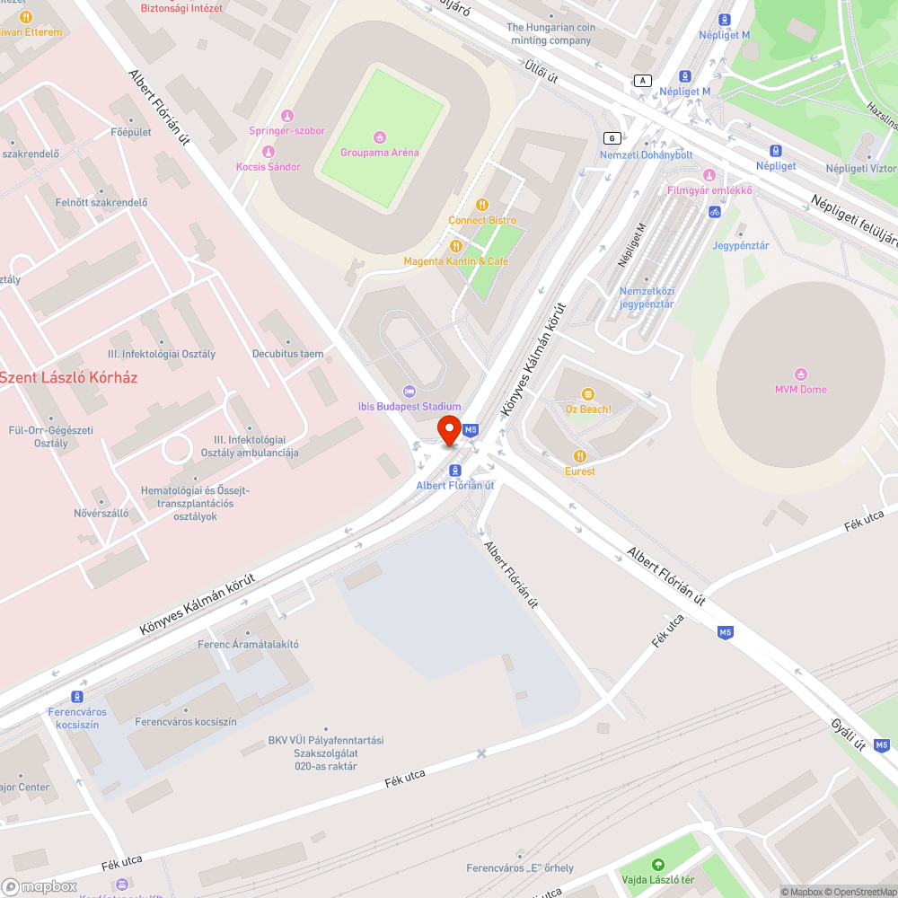 Jelzőfény bejelentés helye