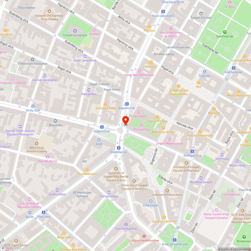 Veszélyes, elmozduló csapadékelvezető-rács bejelentés helye