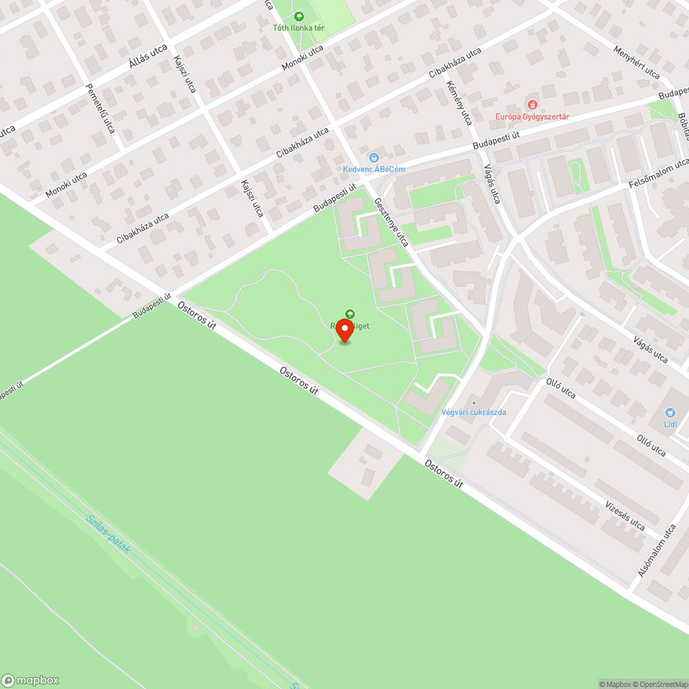 Kupackák bejelentés helye