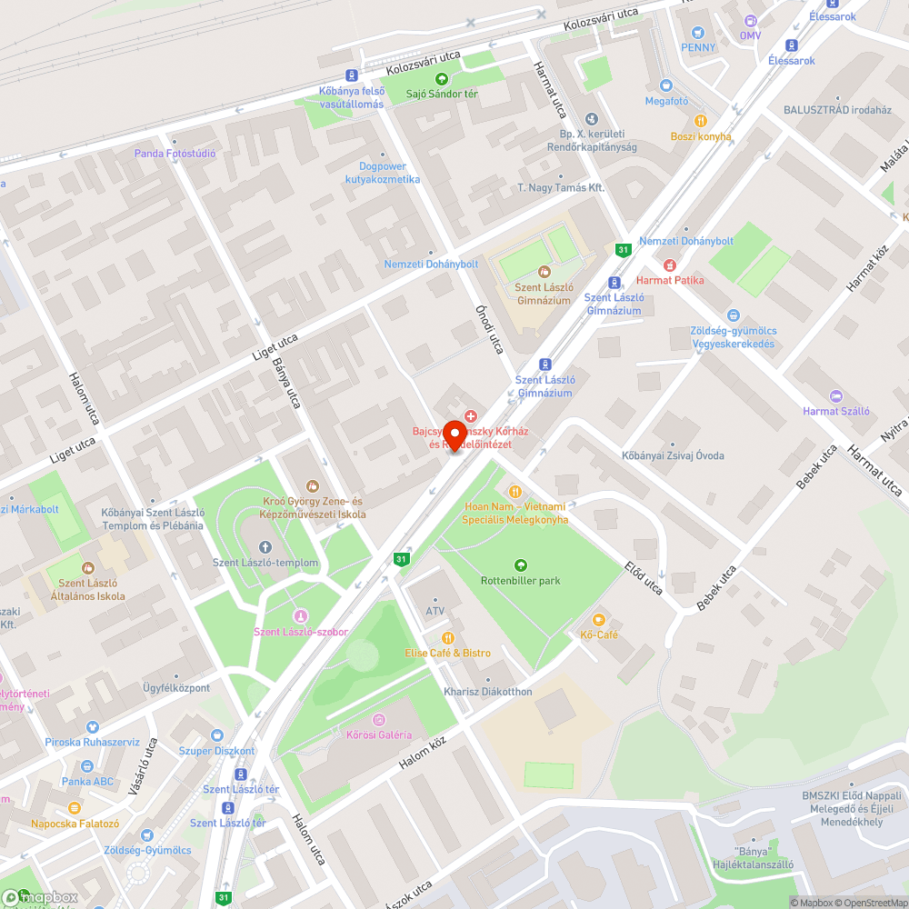 Hirdetőtábla bejelentés helye