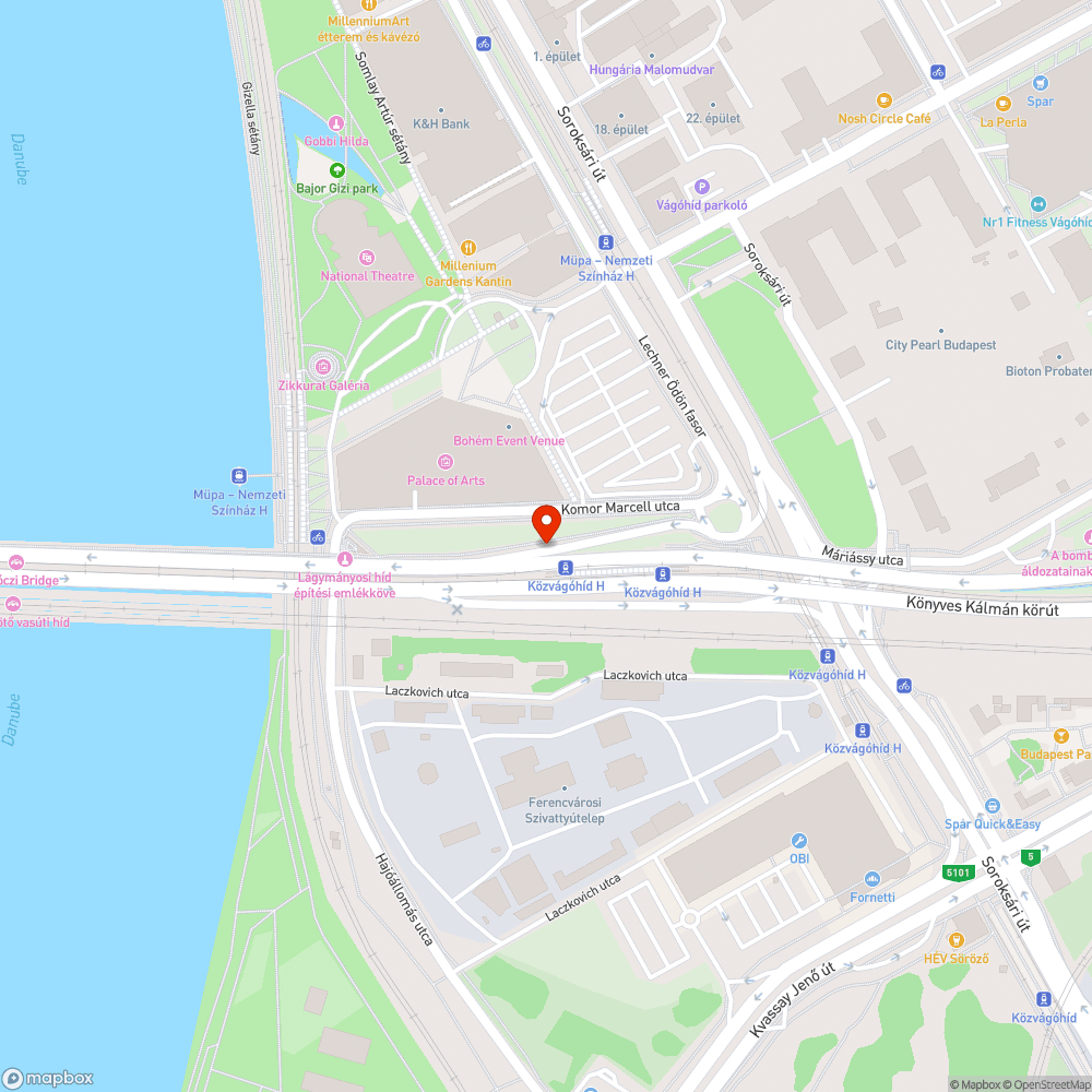 Közvágóhíd, egyes bejelentés helye