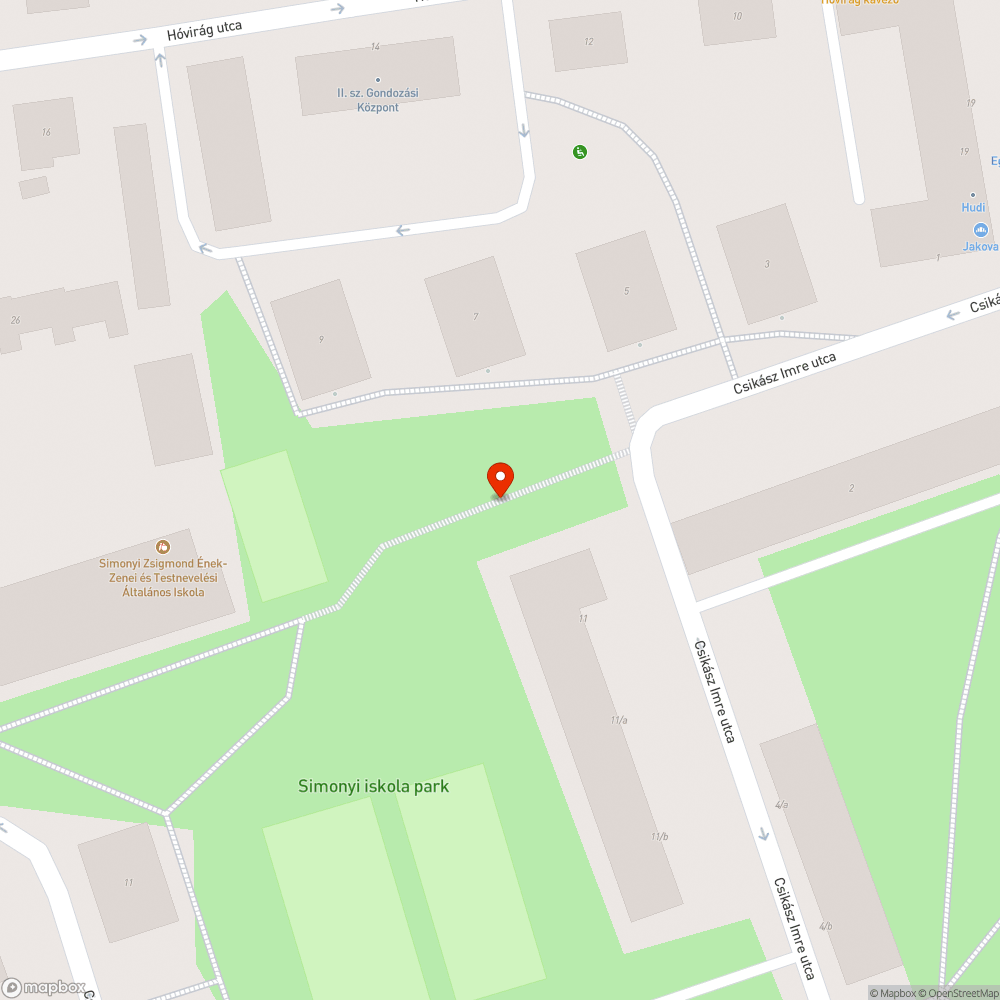 Veszélyes lépcső bejelentés helye