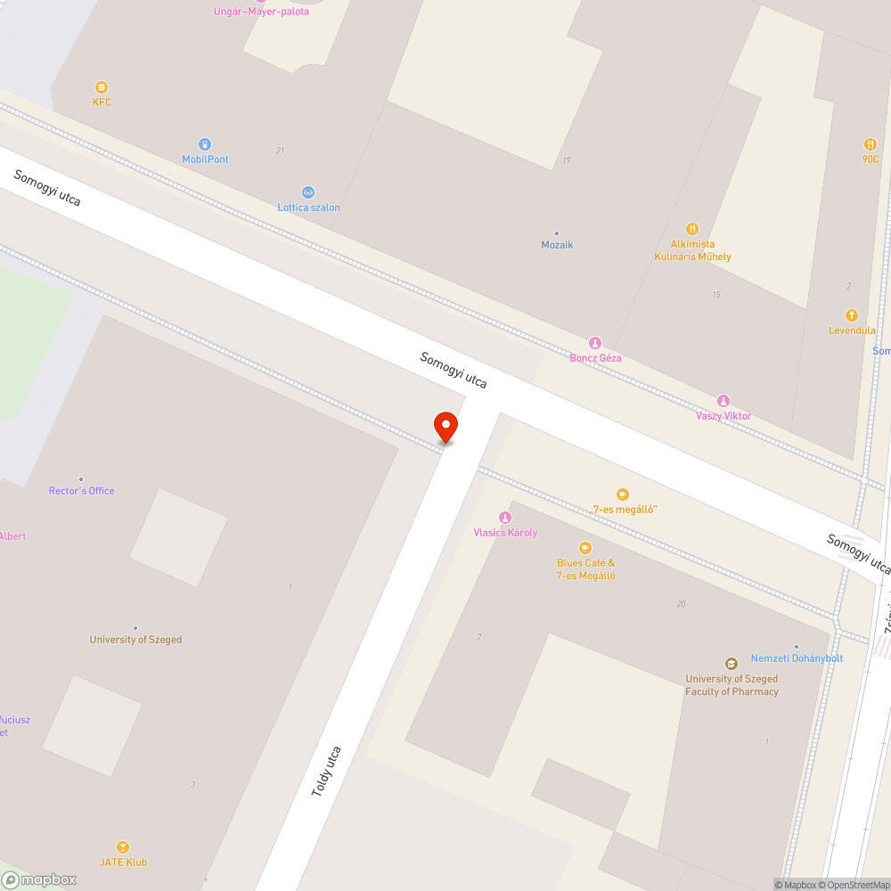 Megdőlt poller bejelentés helye