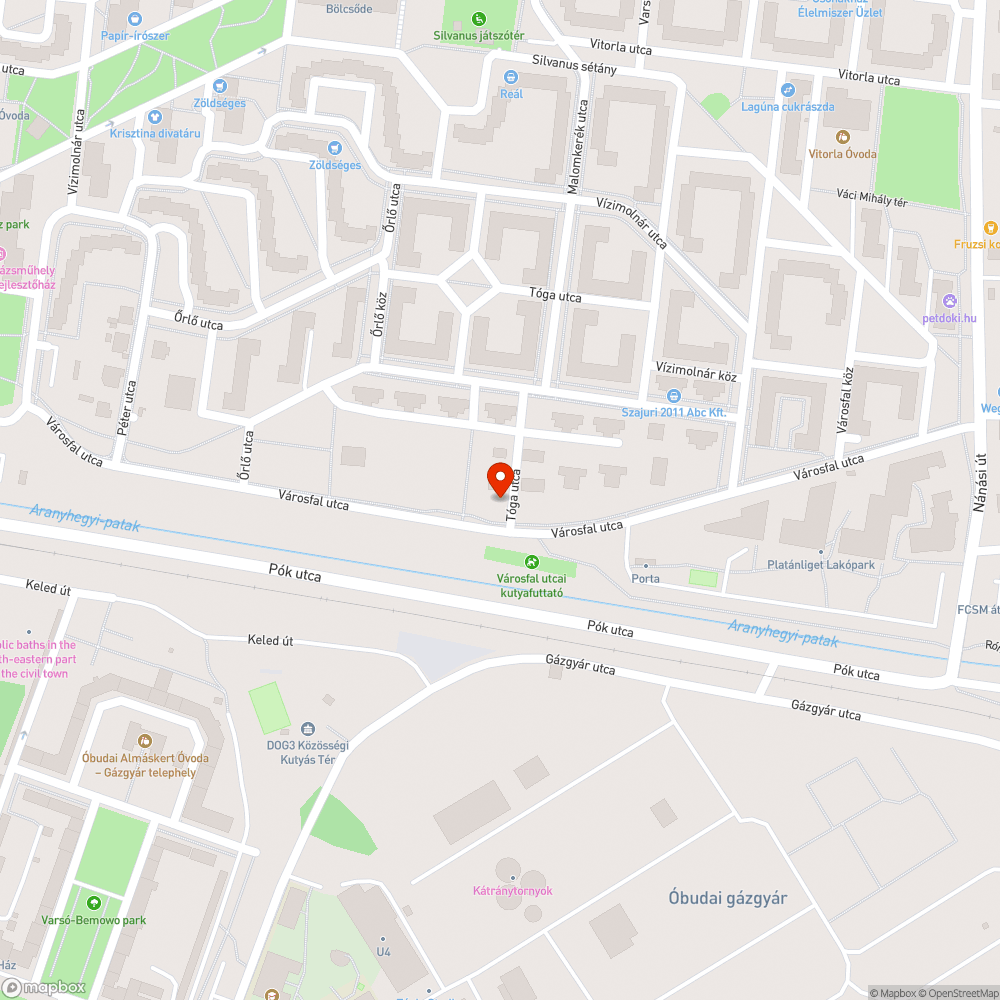 Elsötétült a Pók utca bejelentés helye