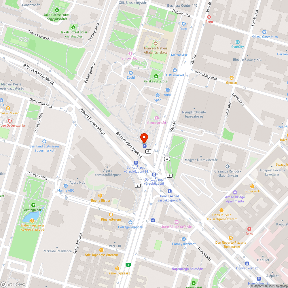 Belogó növényzet bejelentés helye