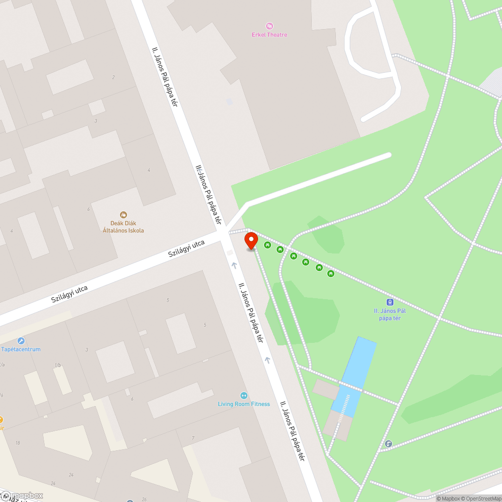 Fa kellene -II. János Pál Pápa tér bejelentés helye