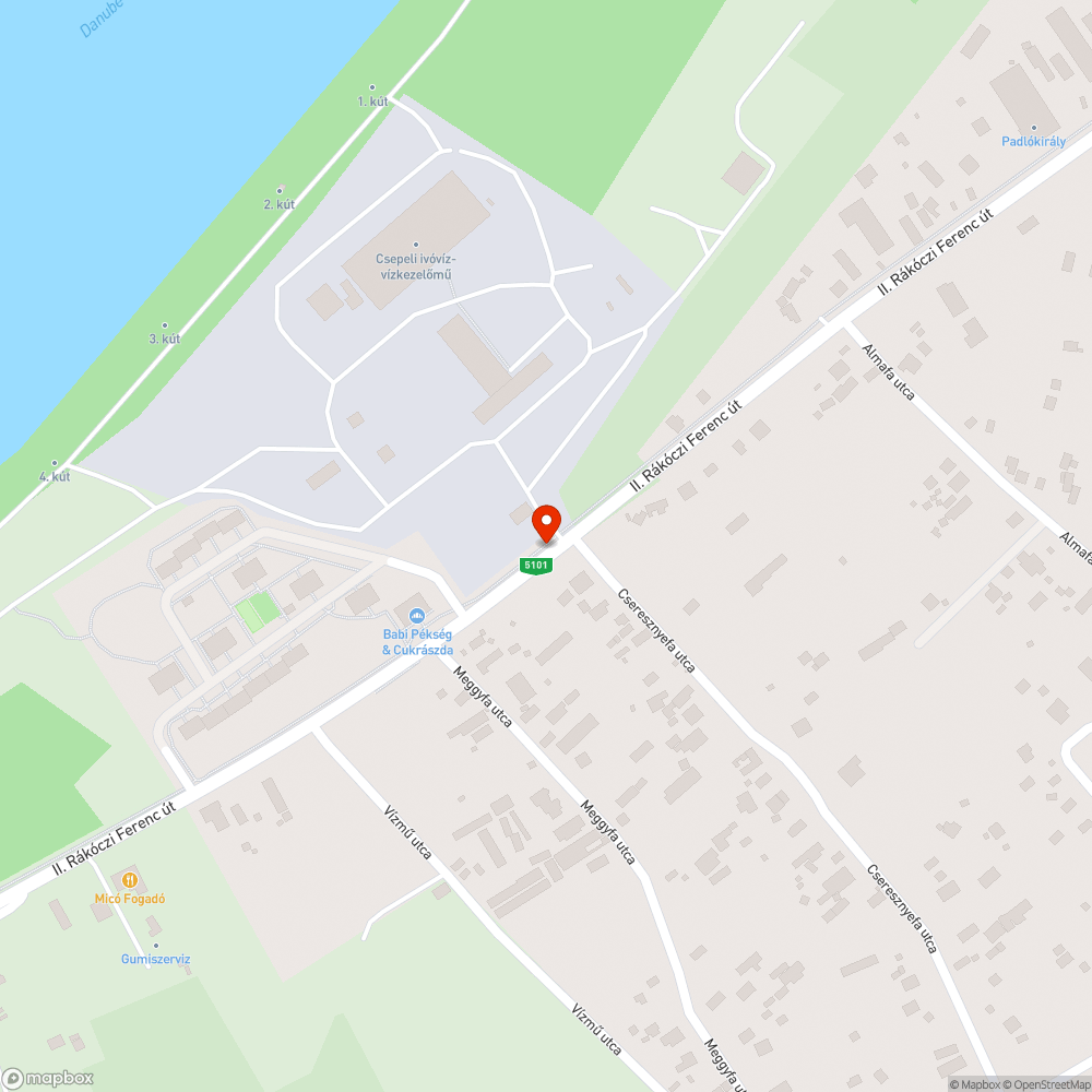 Oszlopról lógó vas szerelvények bejelentés helye