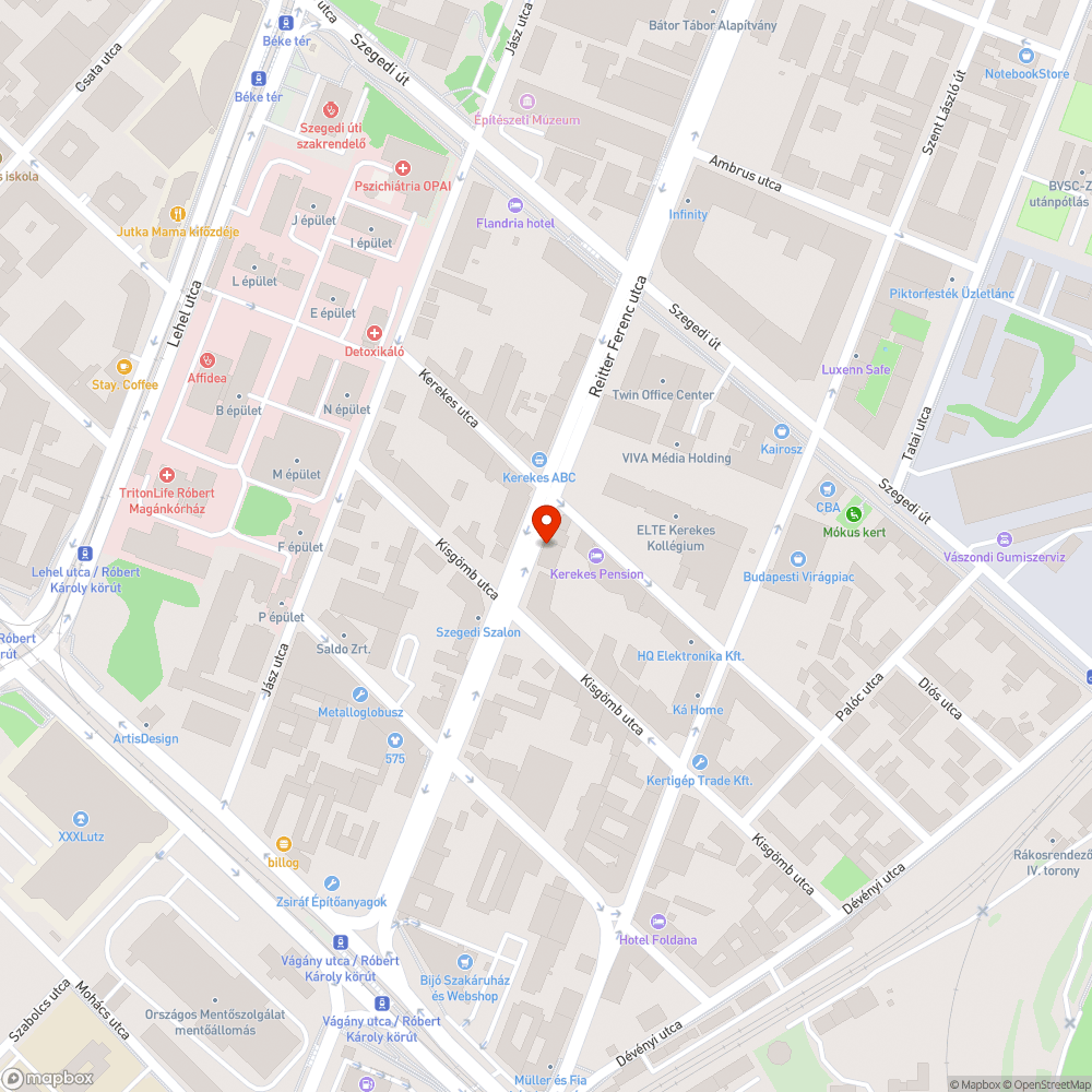 Balesetveszélyes távközlési fedlap a Reitter Ferenc utcában bejelentés helye