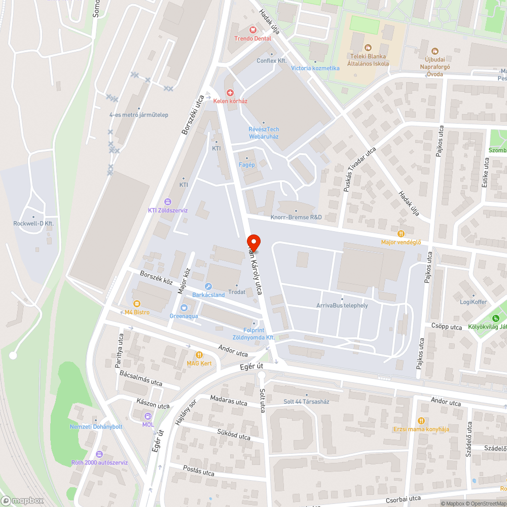 Than Károly utca bejelentés helye