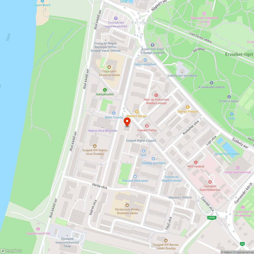 Hiányzó padok bejelentés helye