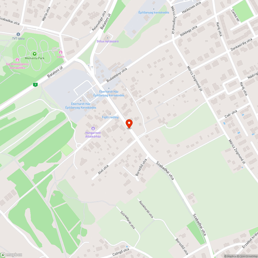 Út javítás bejelentés helye