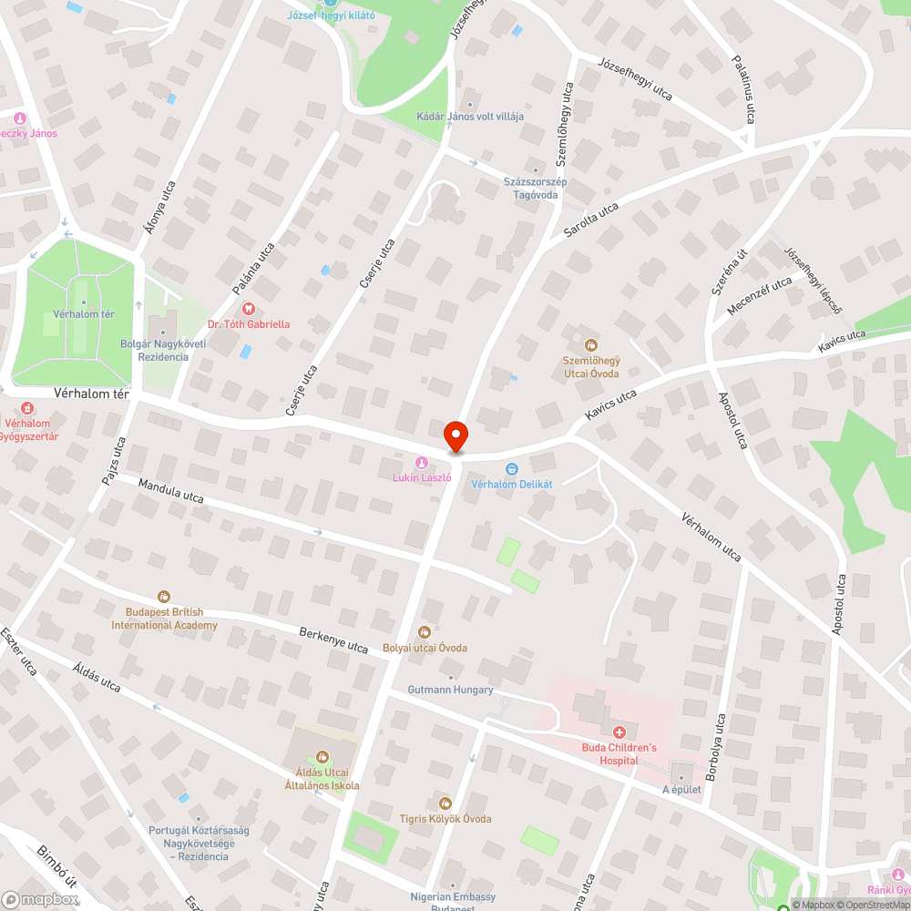 Tükör bejelentés helye