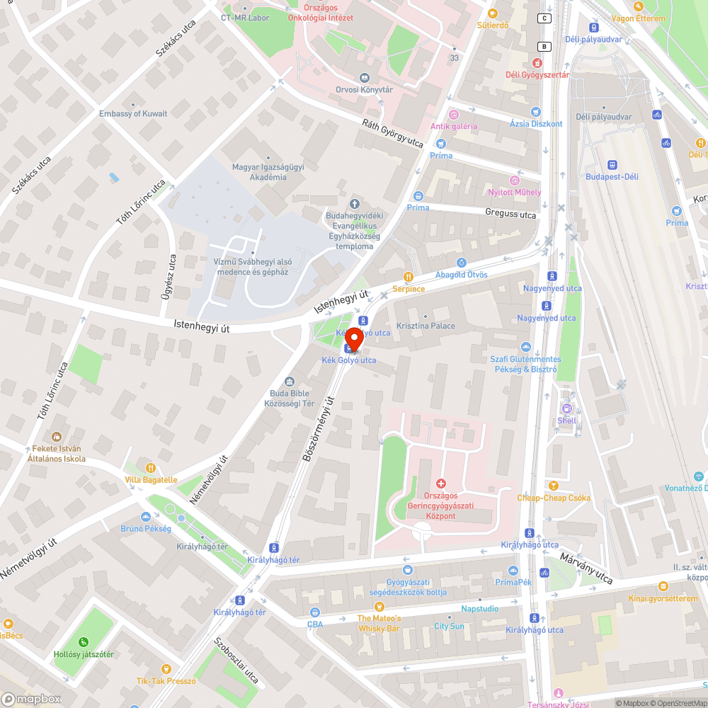 Eltömődött folyóka a villamospályában a Böszörményi út elején bejelentés helye