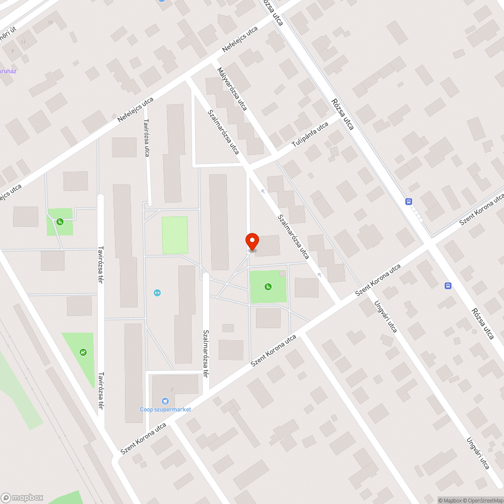 Eldugult vízelvezető bejelentés helye