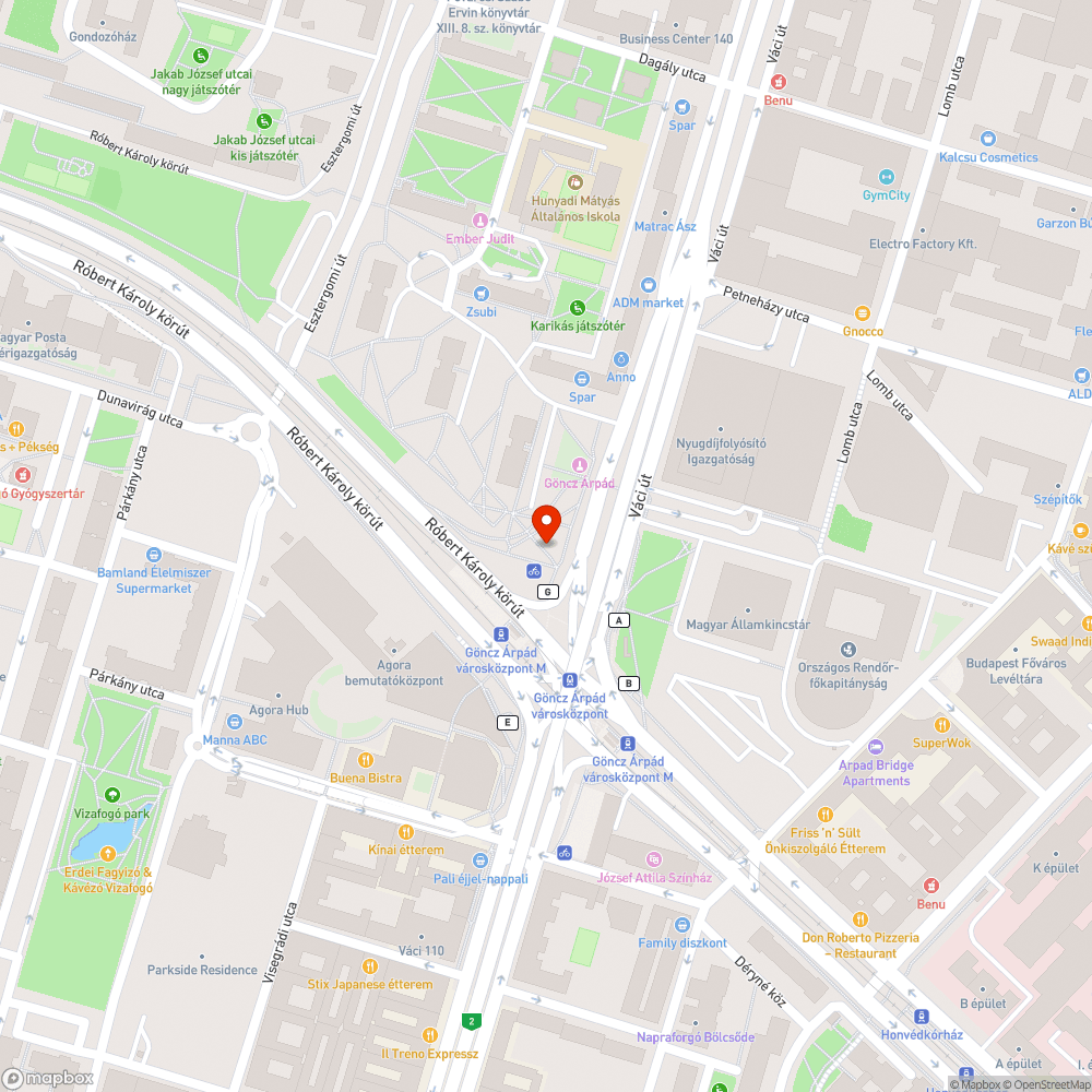 Nem műkődő mozgólépcső bejelentés helye