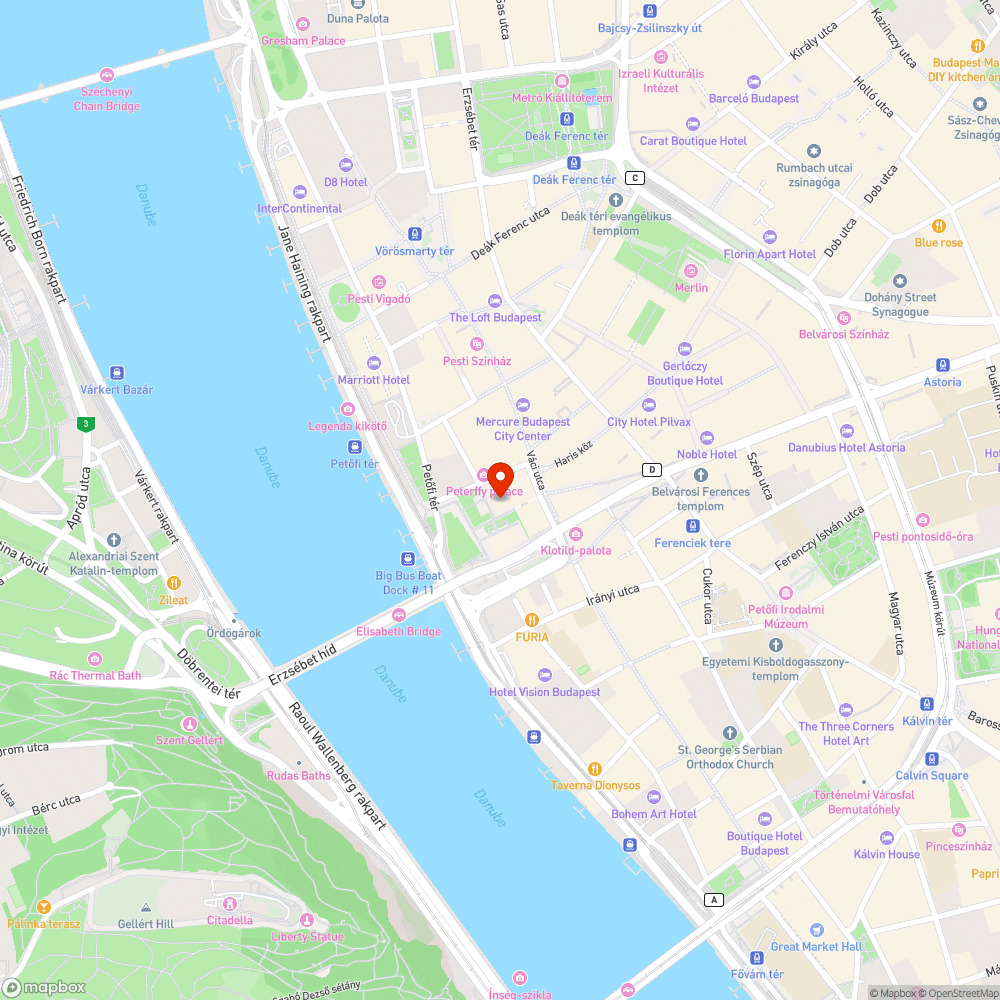 Beszakadt díszburkolat! bejelentés helye