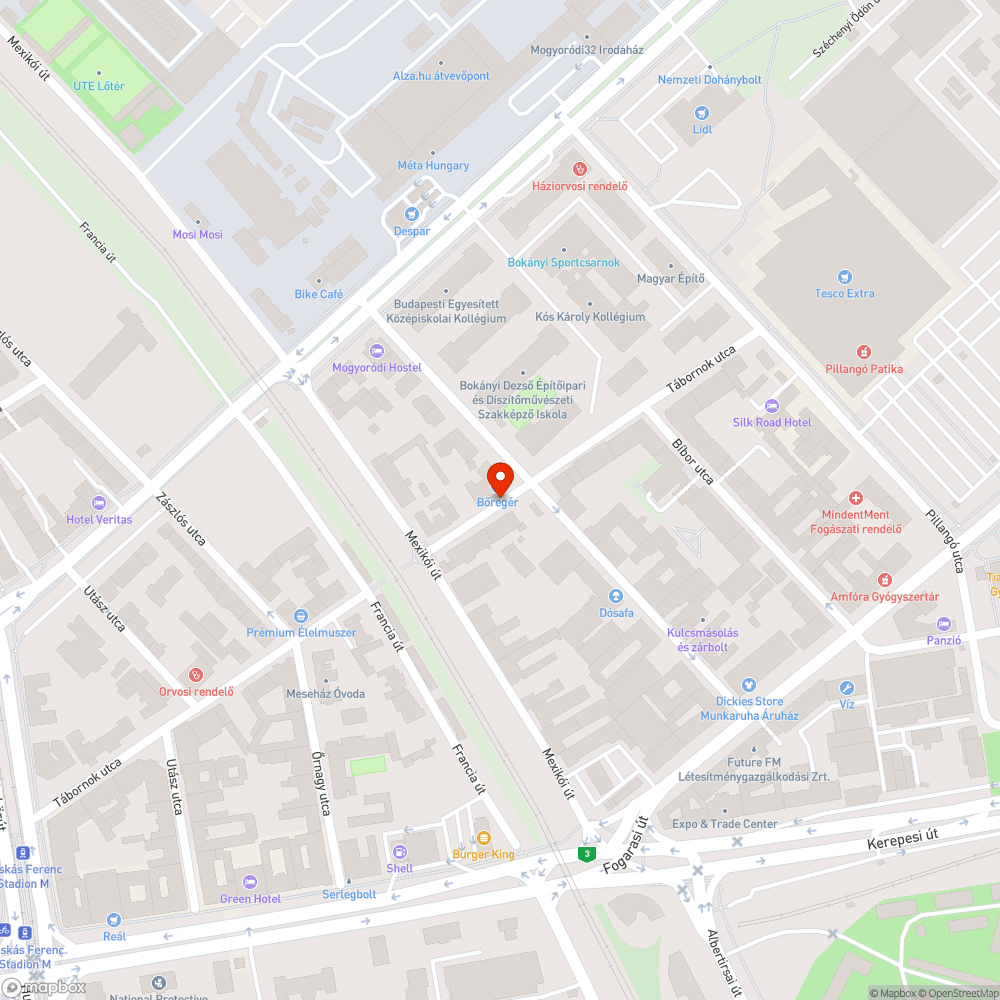 Rendszám nélküli elhagyott autó bejelentés helye