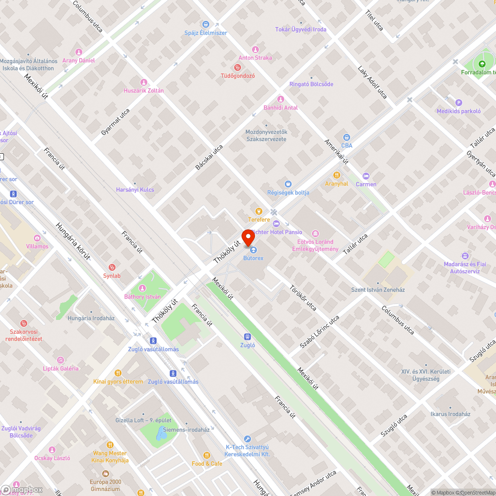 Sérült szegély bejelentés helye