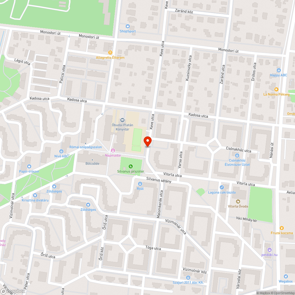 Kátyúk - Keve u. 15. bejelentés helye