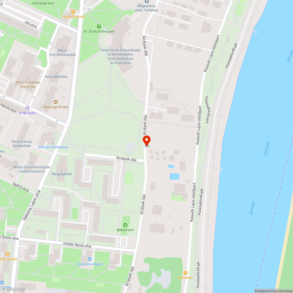 Kátyú és széttöredezett aszfalt - Királyok útja bejelentés helye