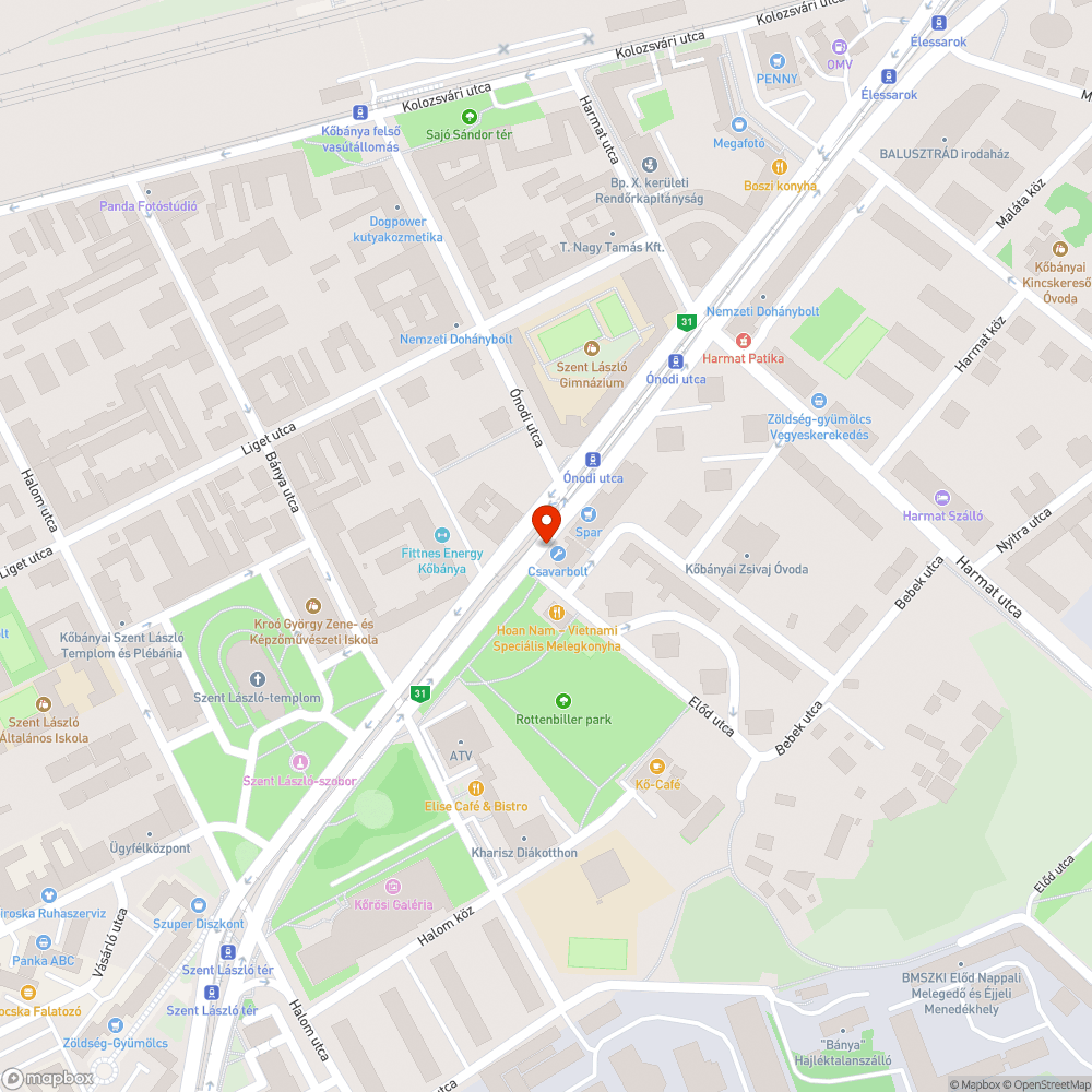 Megsüllyedt burkolat csatornafedélnél bejelentés helye