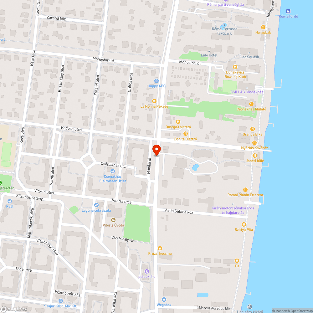 Matrica a táblán bejelentés helye