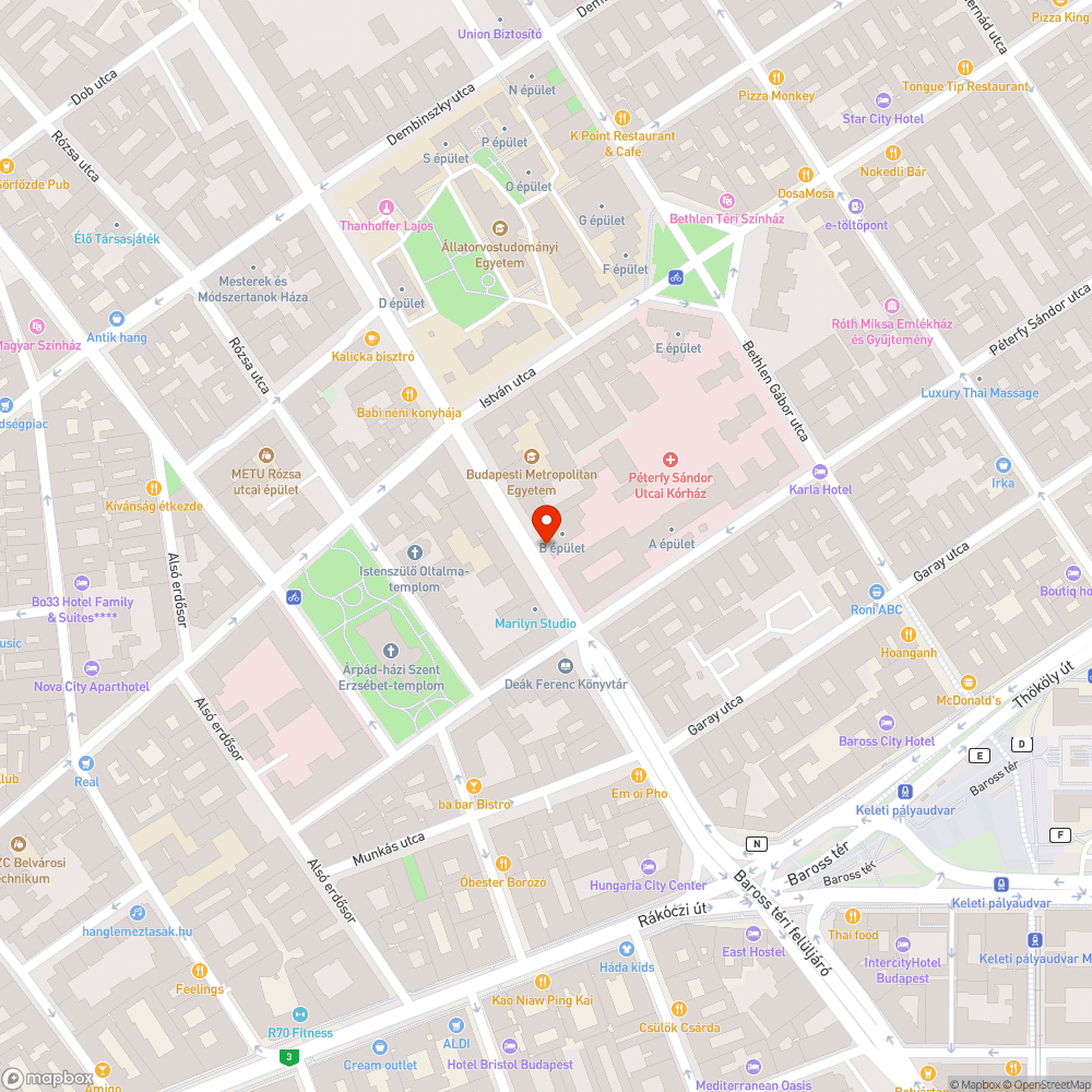 Elhagyott autók bejelentés helye