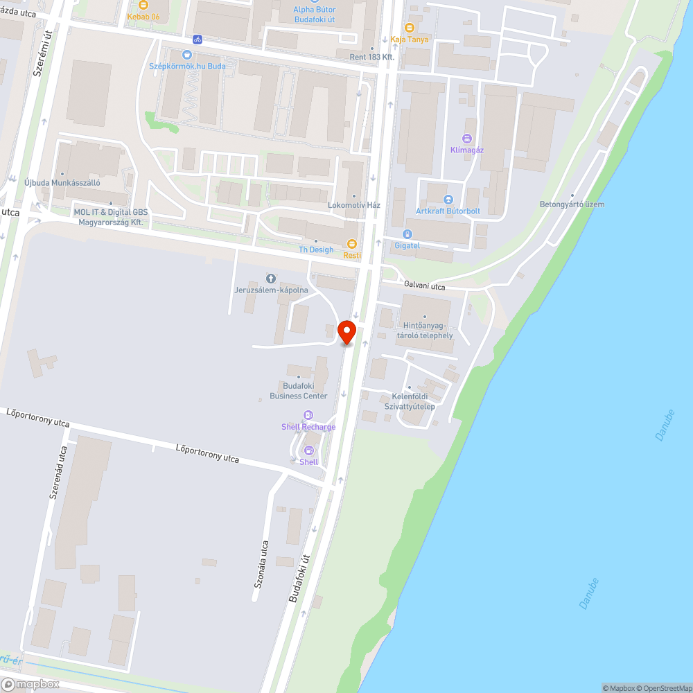 Budafoki úti tó bejelentés helye