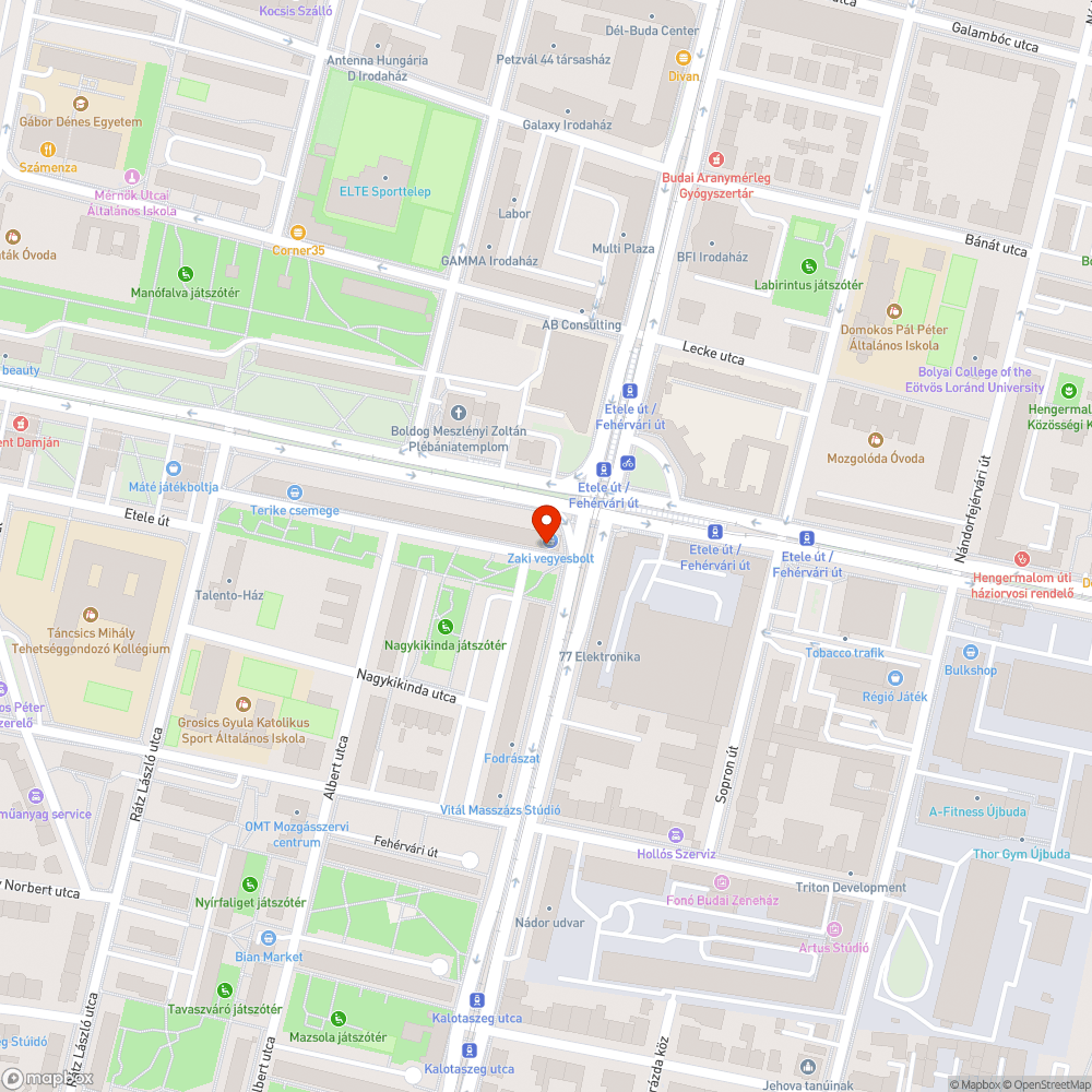 Vízelvezetés hiánya a gyalogátkelőhelyen bejelentés helye