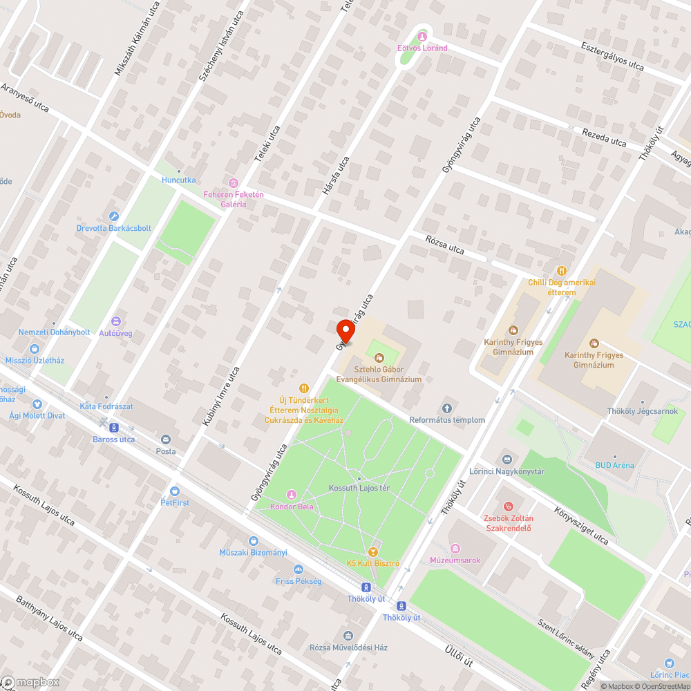 Nagy kátyú bejelentés helye