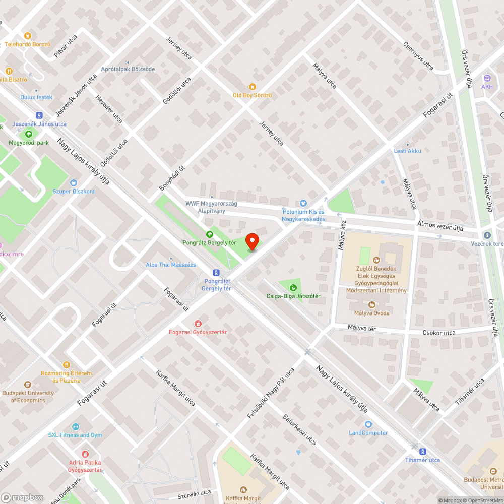 Szemét bejelentés helye