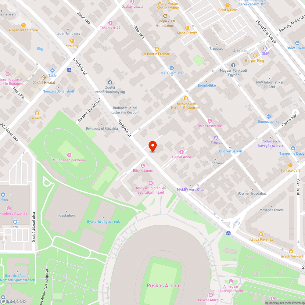 Otthagyott festékes vödör bejelentés helye