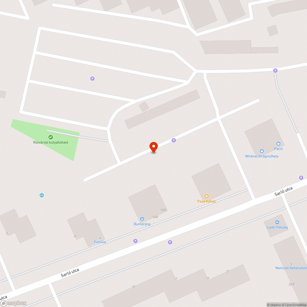 katyu az egyik sarlo utca mogotti parkoloban bejelentés helye