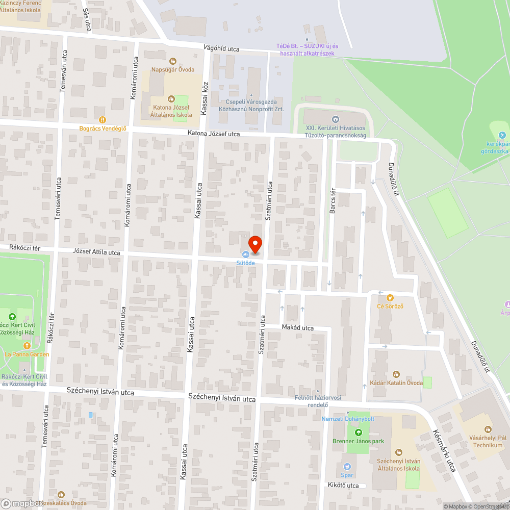 Elhanyagolt járda és környezete bejelentés helye