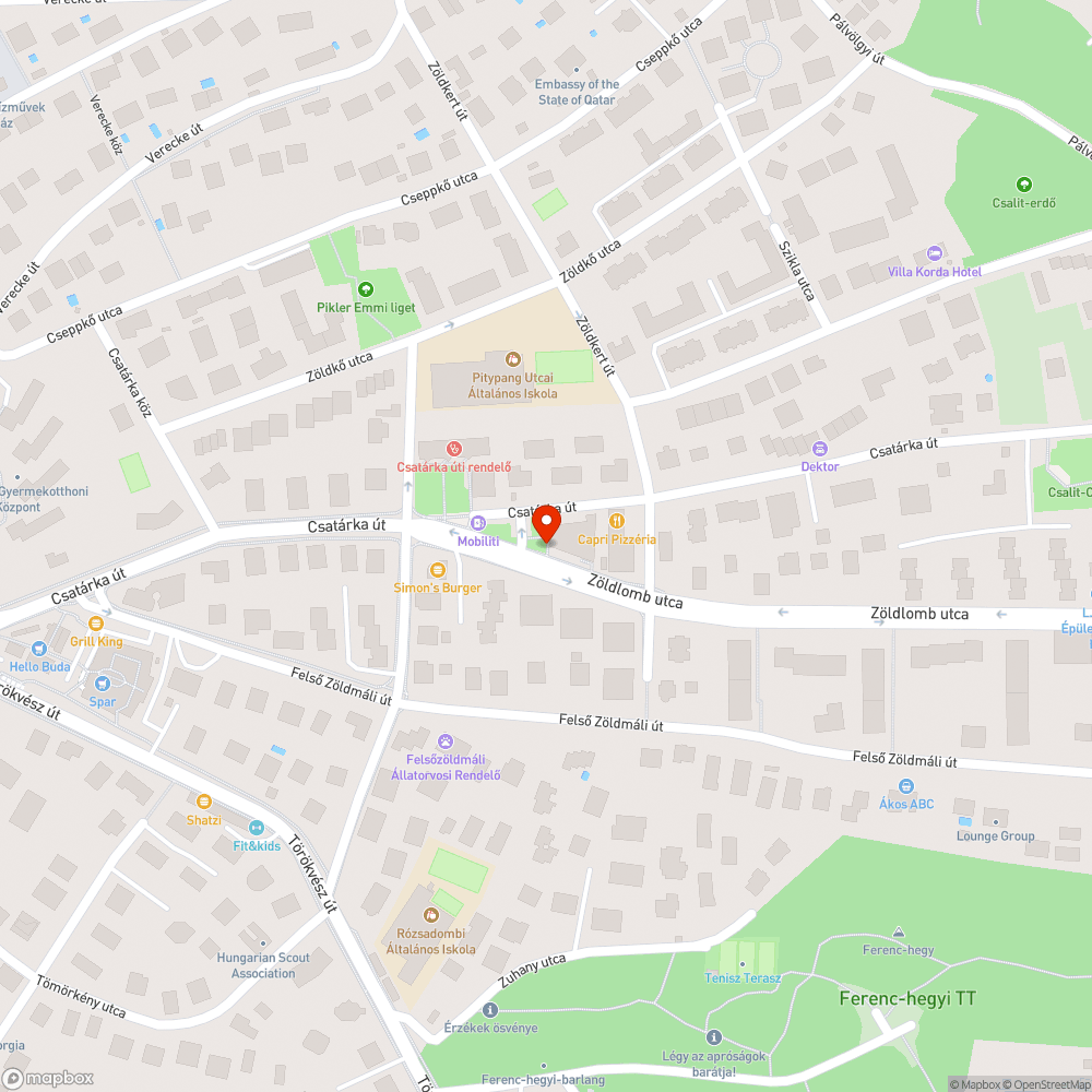 Ágak bejelentés helye