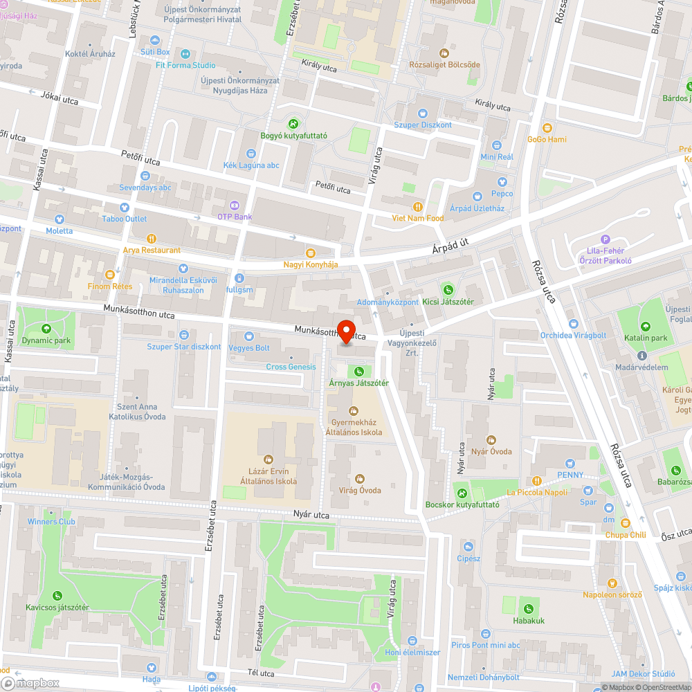 Elhagyott szemetesek bejelentés helye