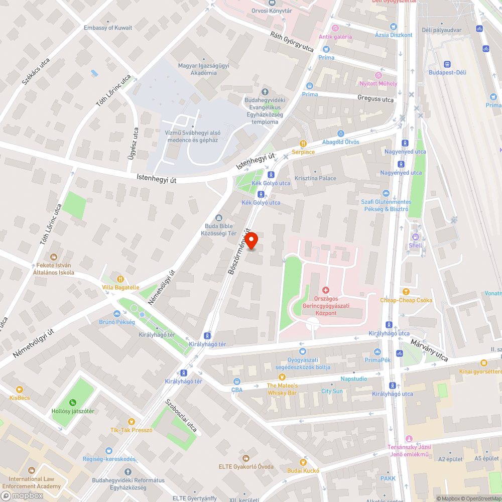 Fák metszése a Böszörményi úton bejelentés helye