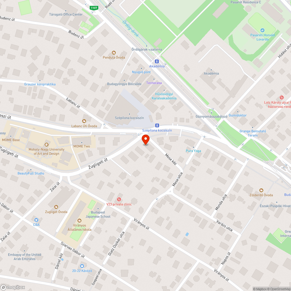 Sínek körüli úthibák bejelentés helye