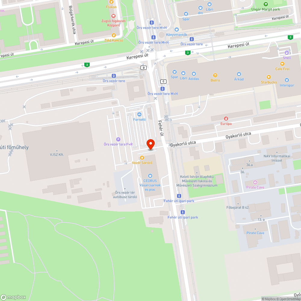 Megdőlt, balesetveszély! bejelentés helye