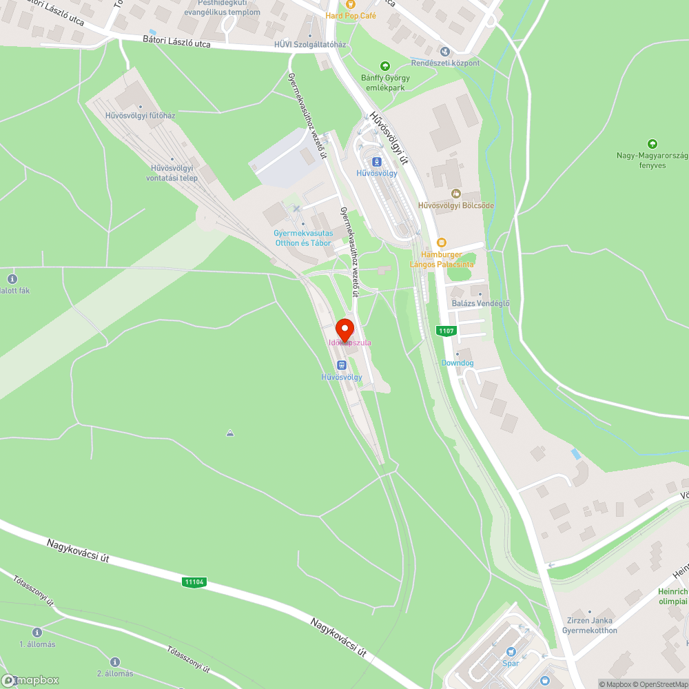 Vezetékre dőlt fa bejelentés helye